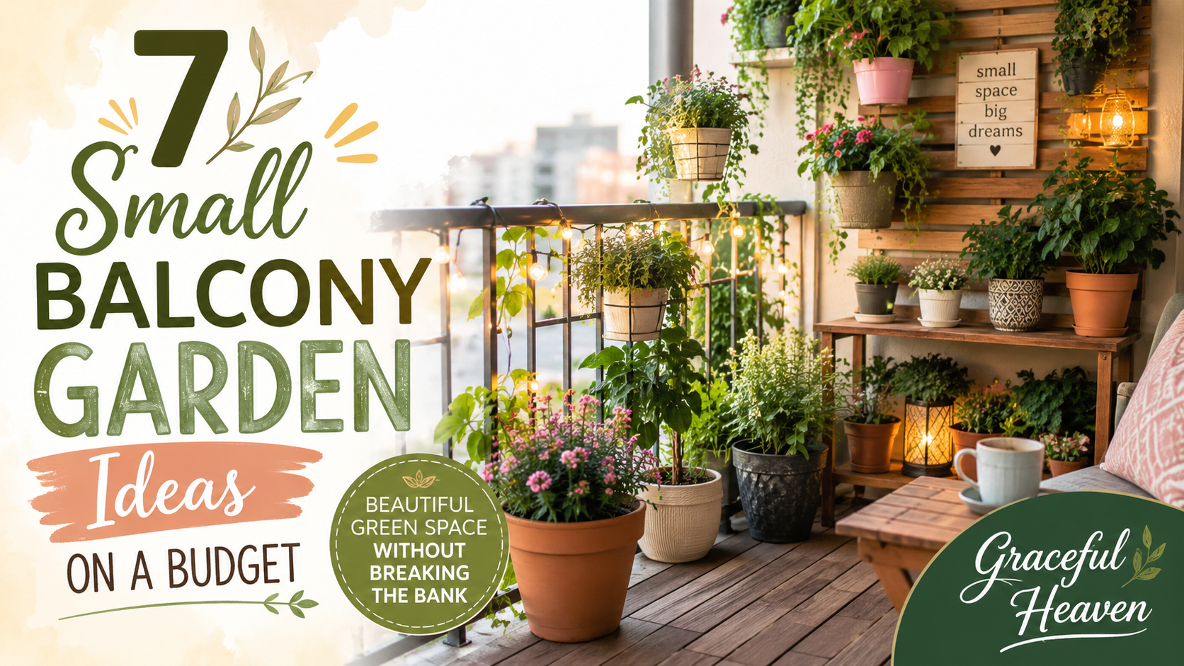 7 Small Balcony Garden Ideas on a Budget