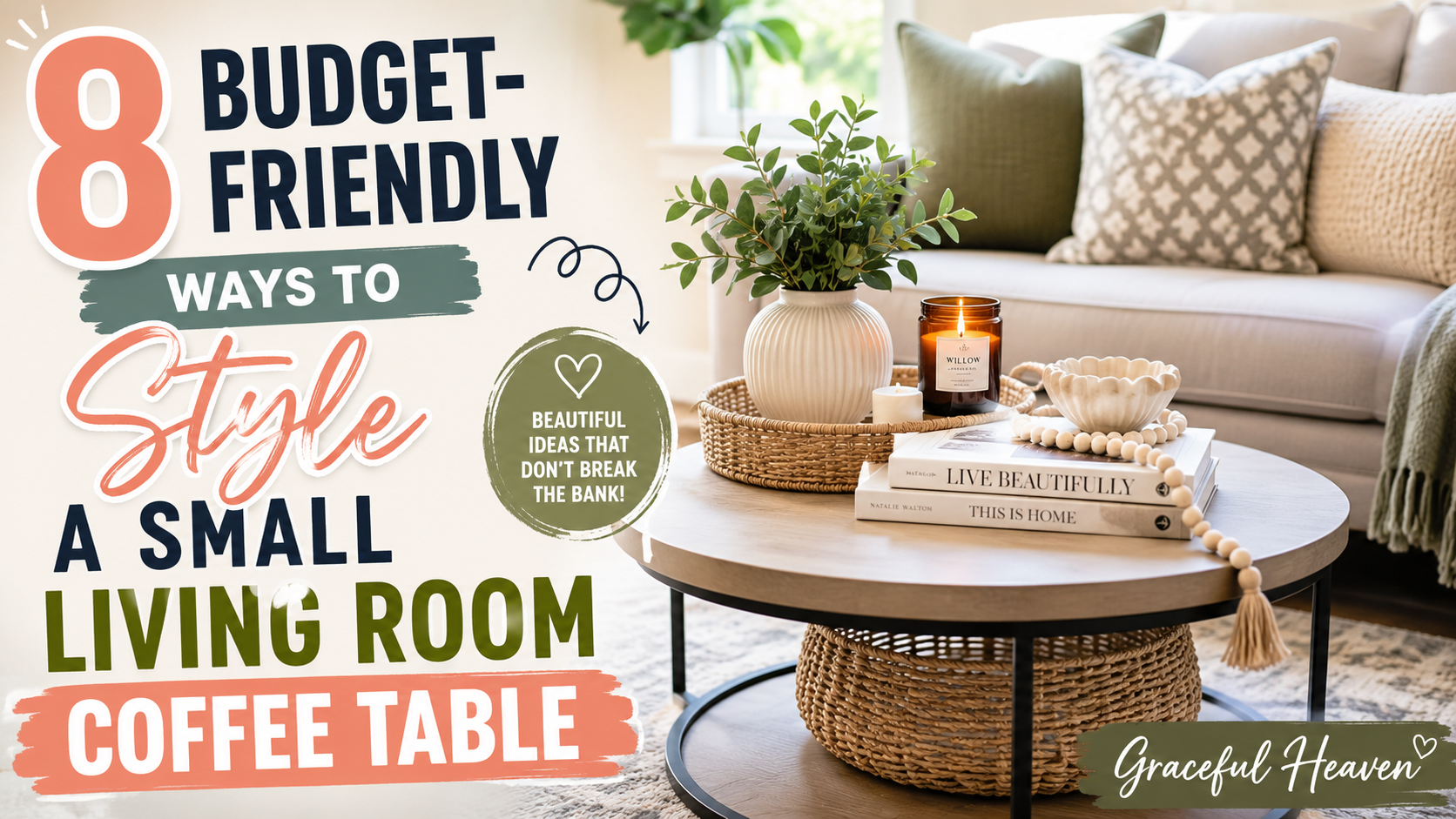 8 Budget-Friendly Ways to Style a Small Living Room Coffee Table