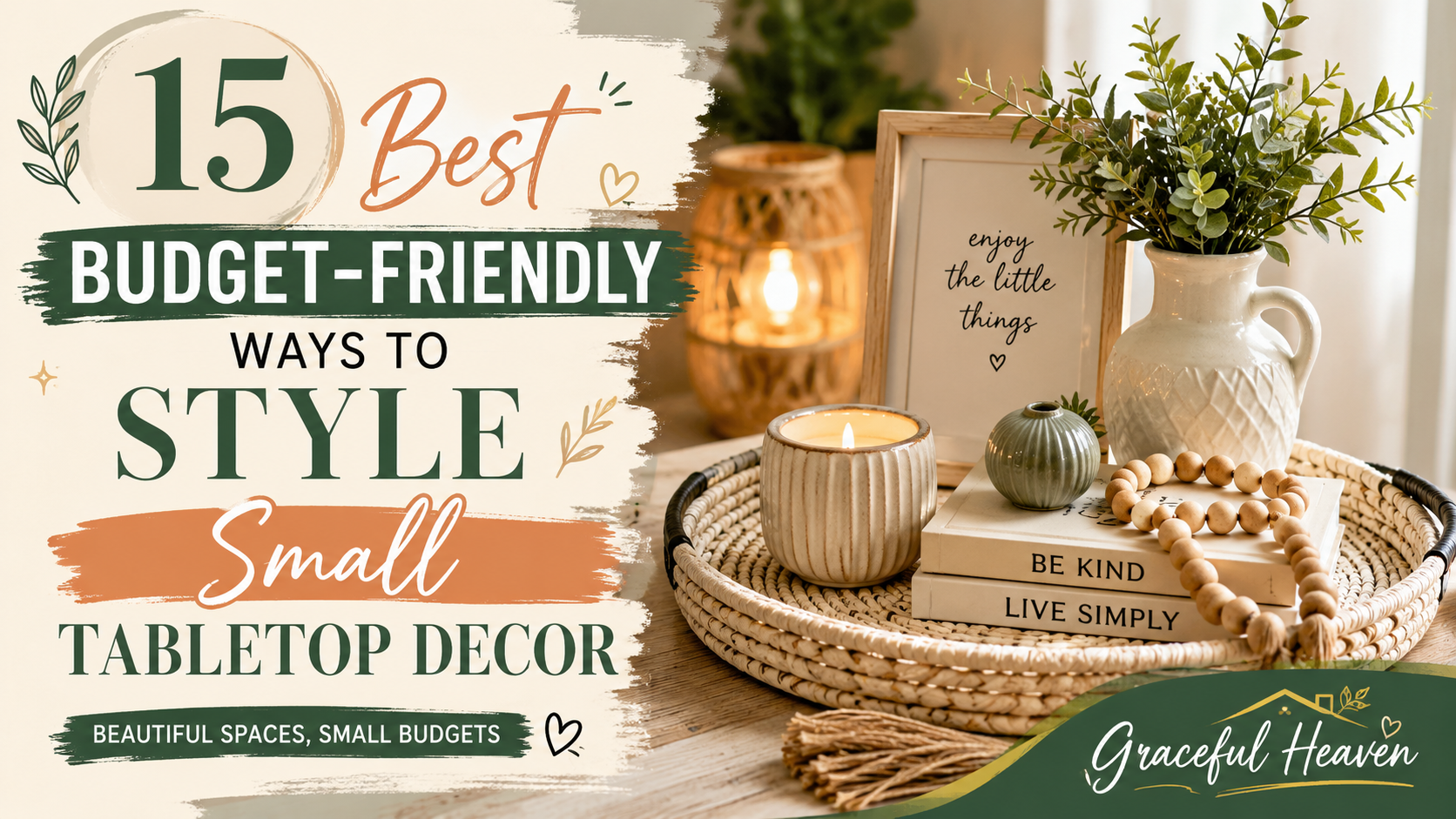 15 Best Budget-Friendly Ways to Style Small Tabletop Decor