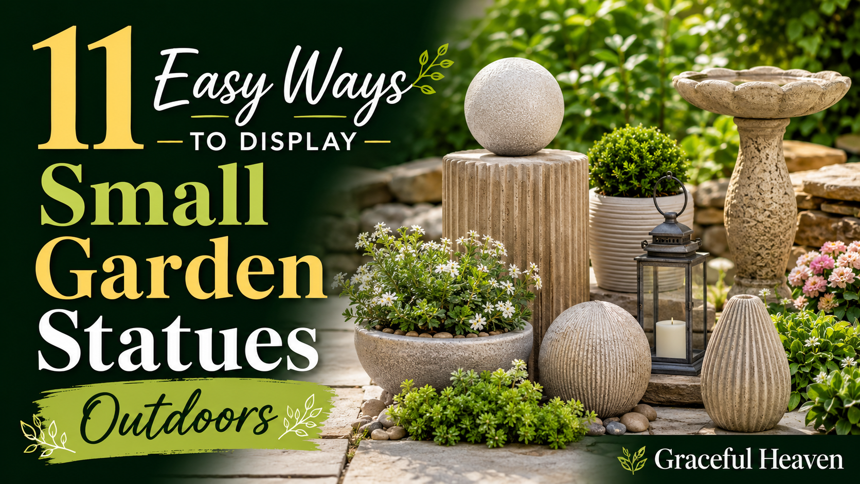11 Easy Ways to Display Small Garden Statues Outdoors