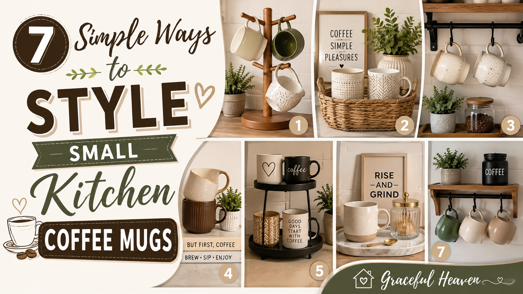 7 Simple Ways to Style Small Kitchen Coffee Mugs ☕
