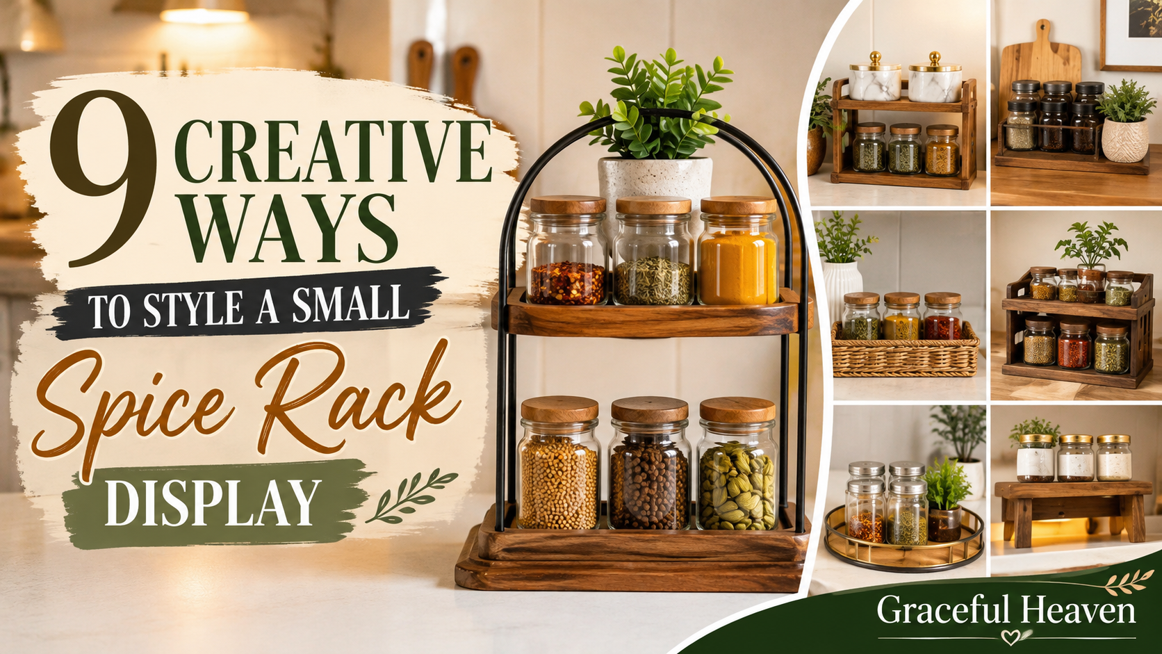 9 Creative Ways to Style a Small Spice Rack Display